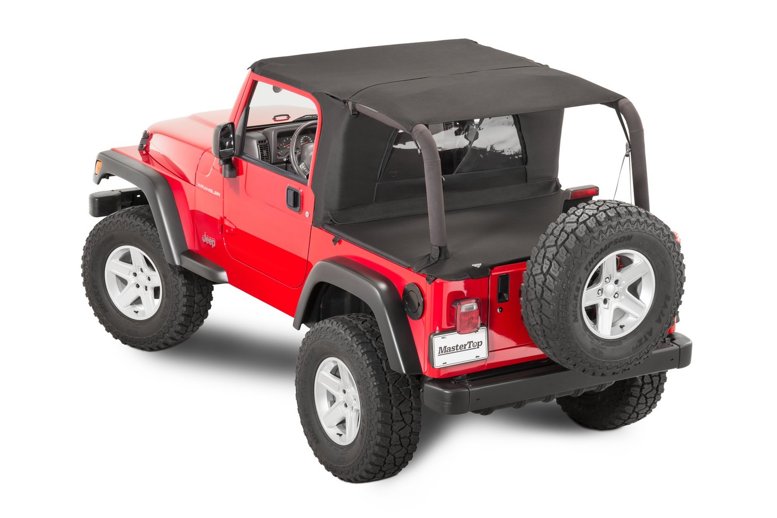 MasterTop 14814224 Ultimate Soft Top Combo Bimini Top Plus for 97-02 Wrangler TJ