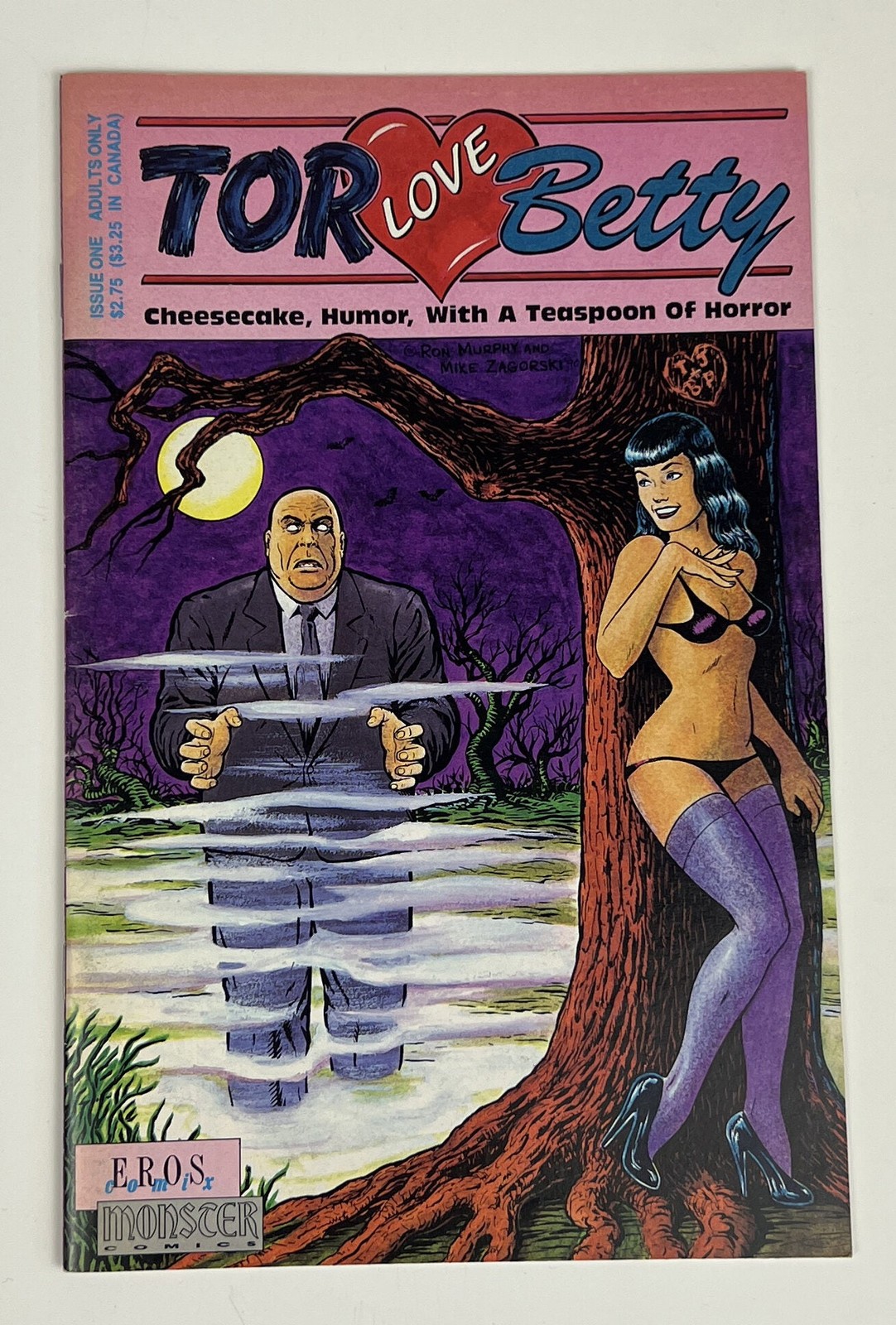 Ron Murphy / Tor Love Betty #1 Cheesecake Humor with a Teaspoon of Horror 1st ed