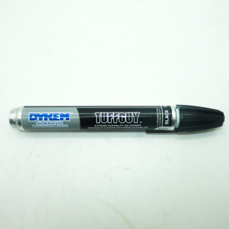 Dykem 44203 Tuffguy Series Black Permanent Industrial Marker