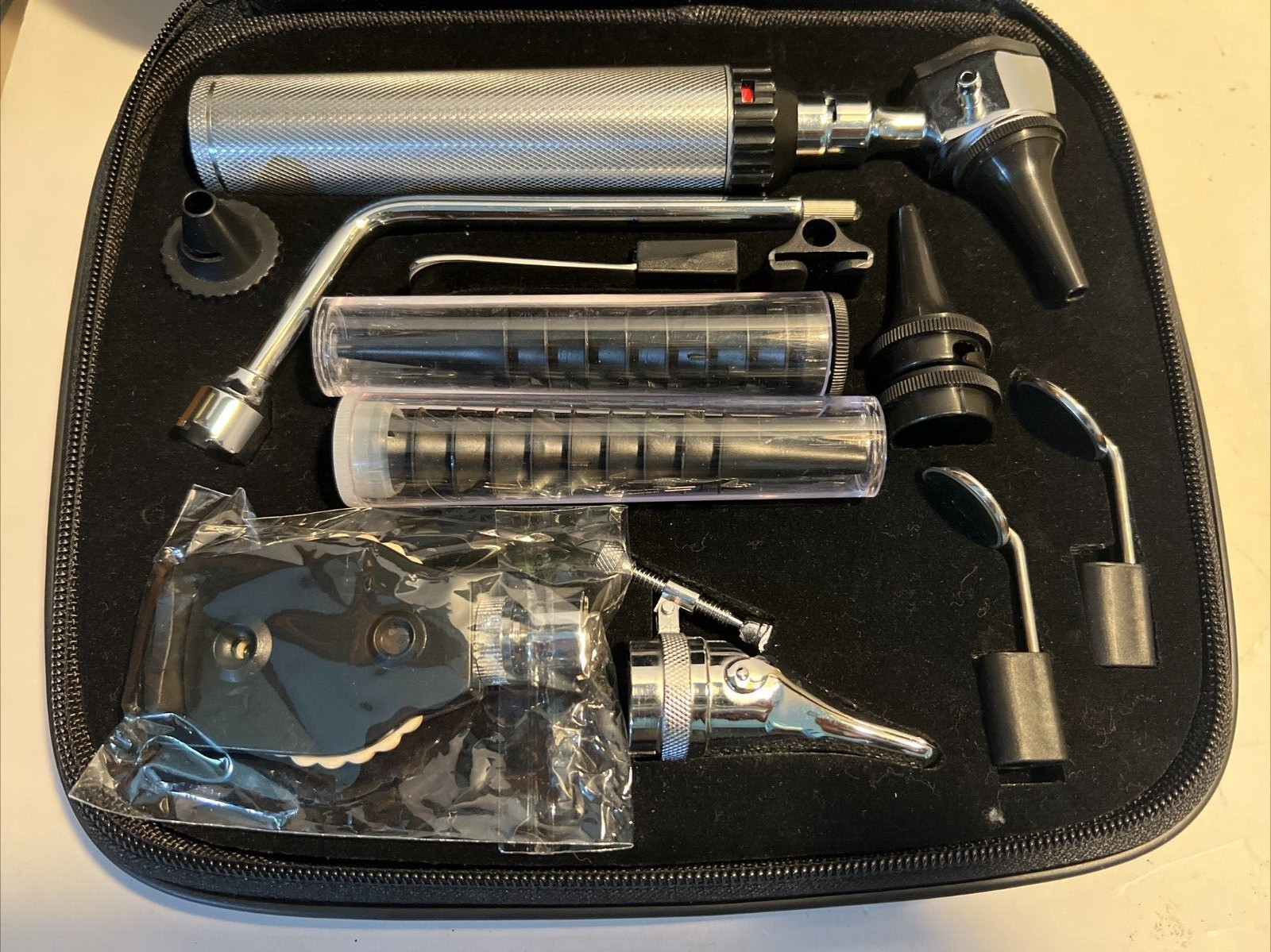 RA Bock Diagnostics ENT Kit Otoscope Ophthalmoscope w/ Case