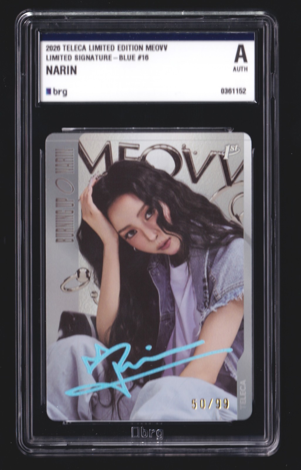 2026 Meovv Teleca NARIN Limited Signature Blue 50/99 LSIG-016 BRG Authentic