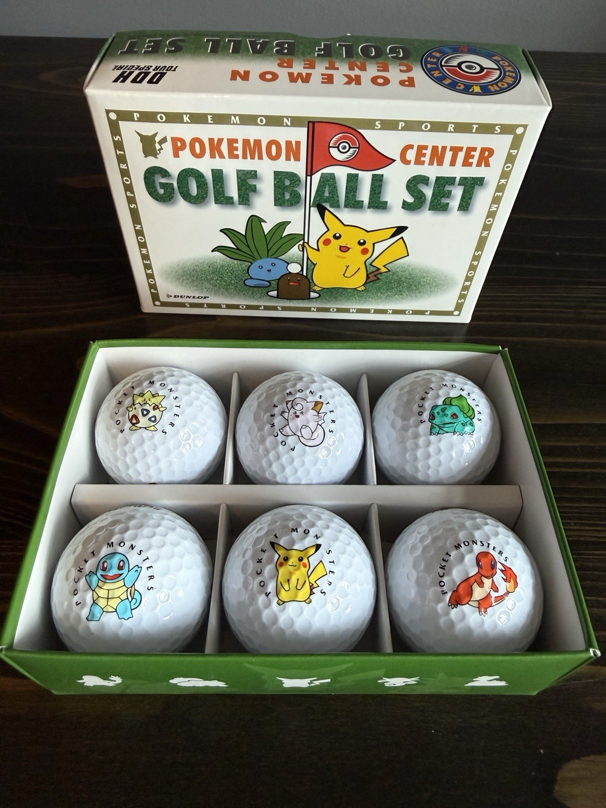 Rare Vintage 1998 Pokemon Golf Balls Set 6 Dunlop Pikachu Charmander US Seller Rare Vintage 1998 Pokemon Golf Balls Set 6 Dunlop Pikachu Charmander US Seller