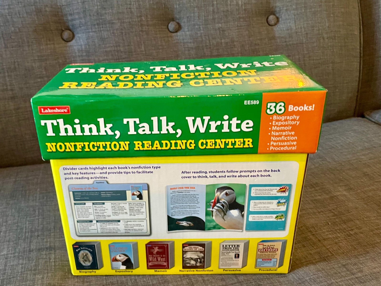 Lakeshore Think, Talk, Write Nonfiction Reading Center-Grade 5 - NIB