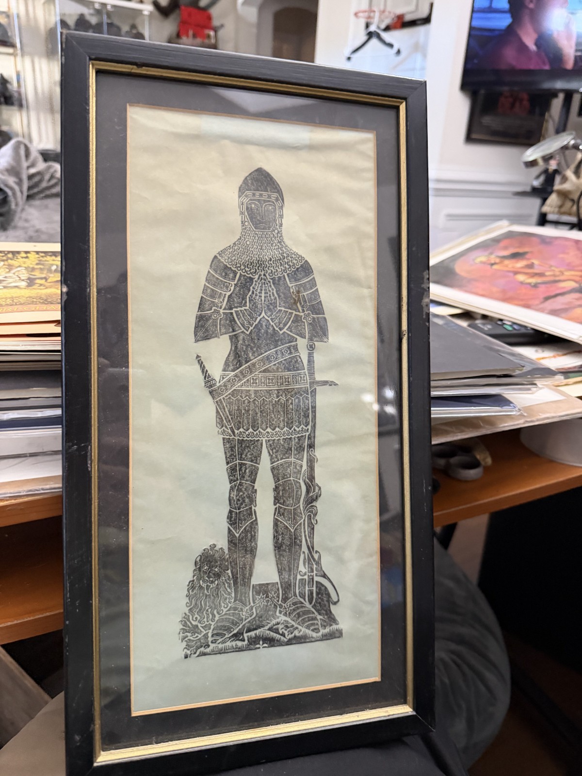 BRASS RUBBING GENERAL SIR ROBERT WILSON 1849 WESTMINSTER ABBEY Approx 17 x 19 BRASS RUBBING GENERAL SIR ROBERT WILSON 1849 WESTMINSTER ABBEY Approx 17 x 19