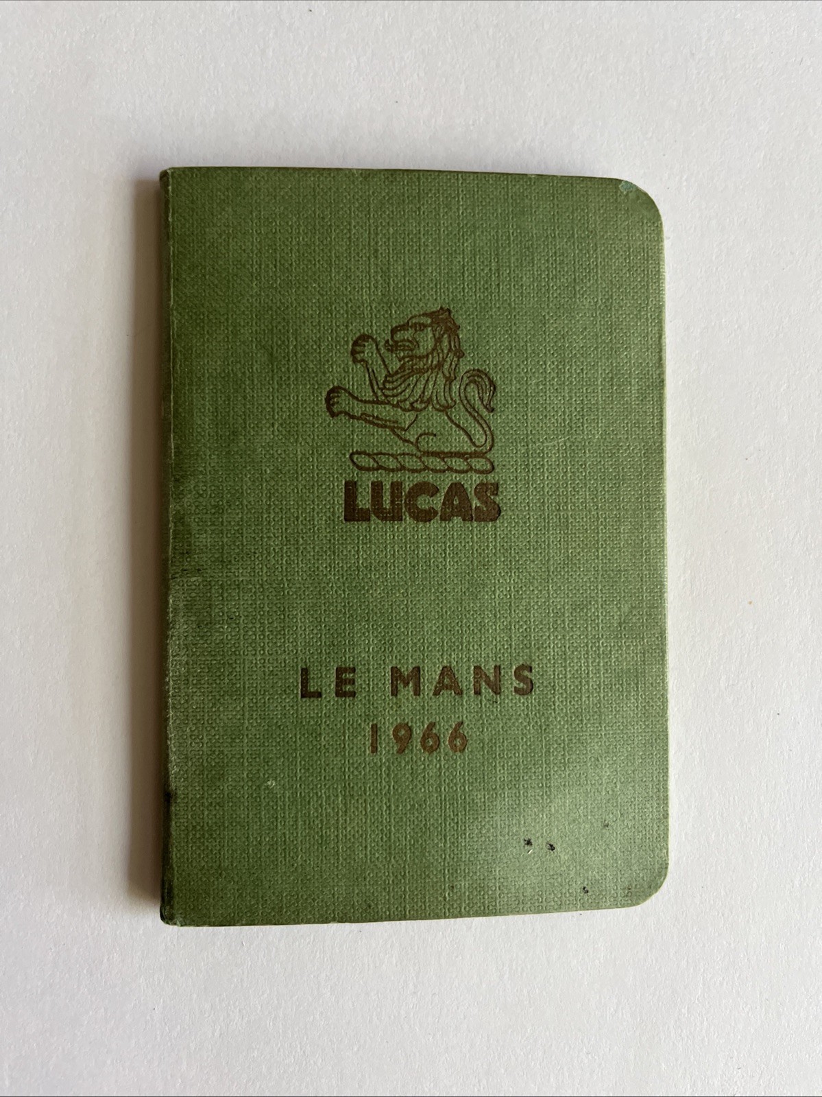 Vintage 1966 Lucas Le Mans Race Soft Cover Booklet w/ Course Racing Map 24 Hours Vintage 1966 Lucas Le Mans Race Soft Cover Booklet w/ Course Racing Map 24 Hours