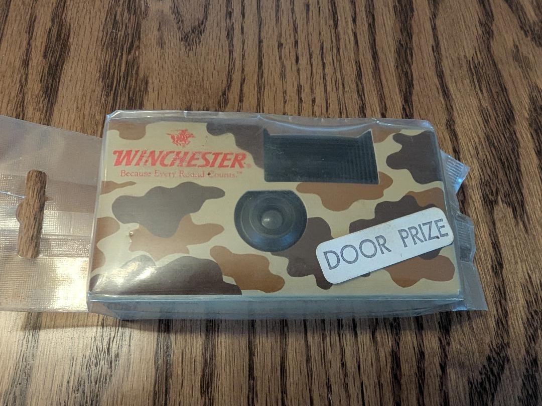 Winchester vintage camera door prize -- unopened