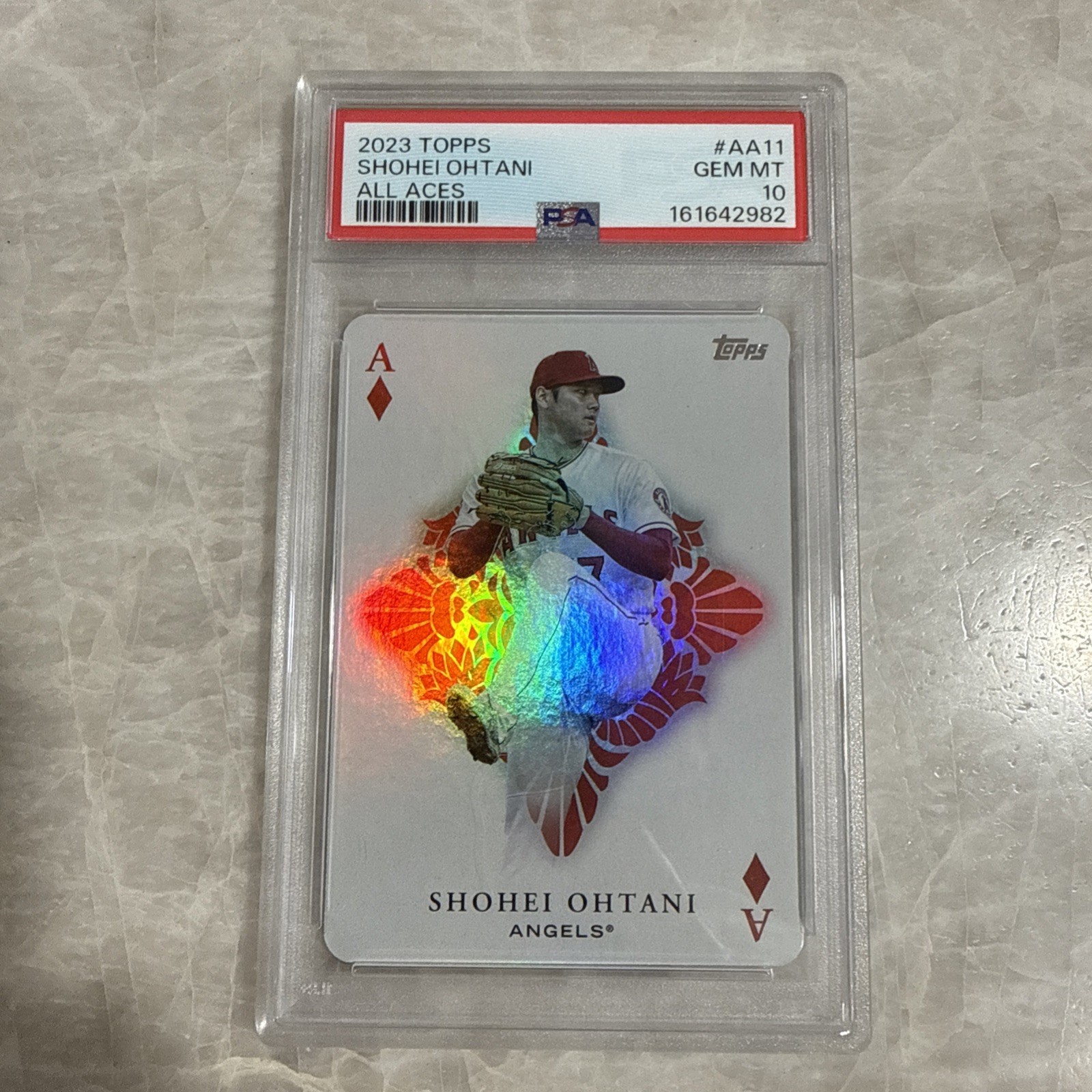2023 Topps All Aces Shohei Ohtani #AA-11 PSA 10 GEM MINT Angels Dodgers 2023 Topps All Aces Shohei Ohtani #AA-11 PSA 10 GEM MINT Angels Dodgers