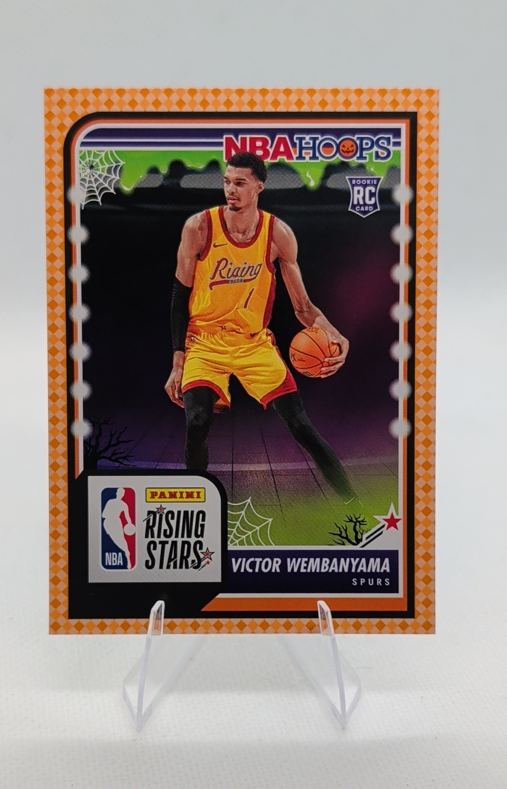 2023-24 Panini Haunted Hoops - Rising Stars Victor Wembanyama #282 Orange (RC)