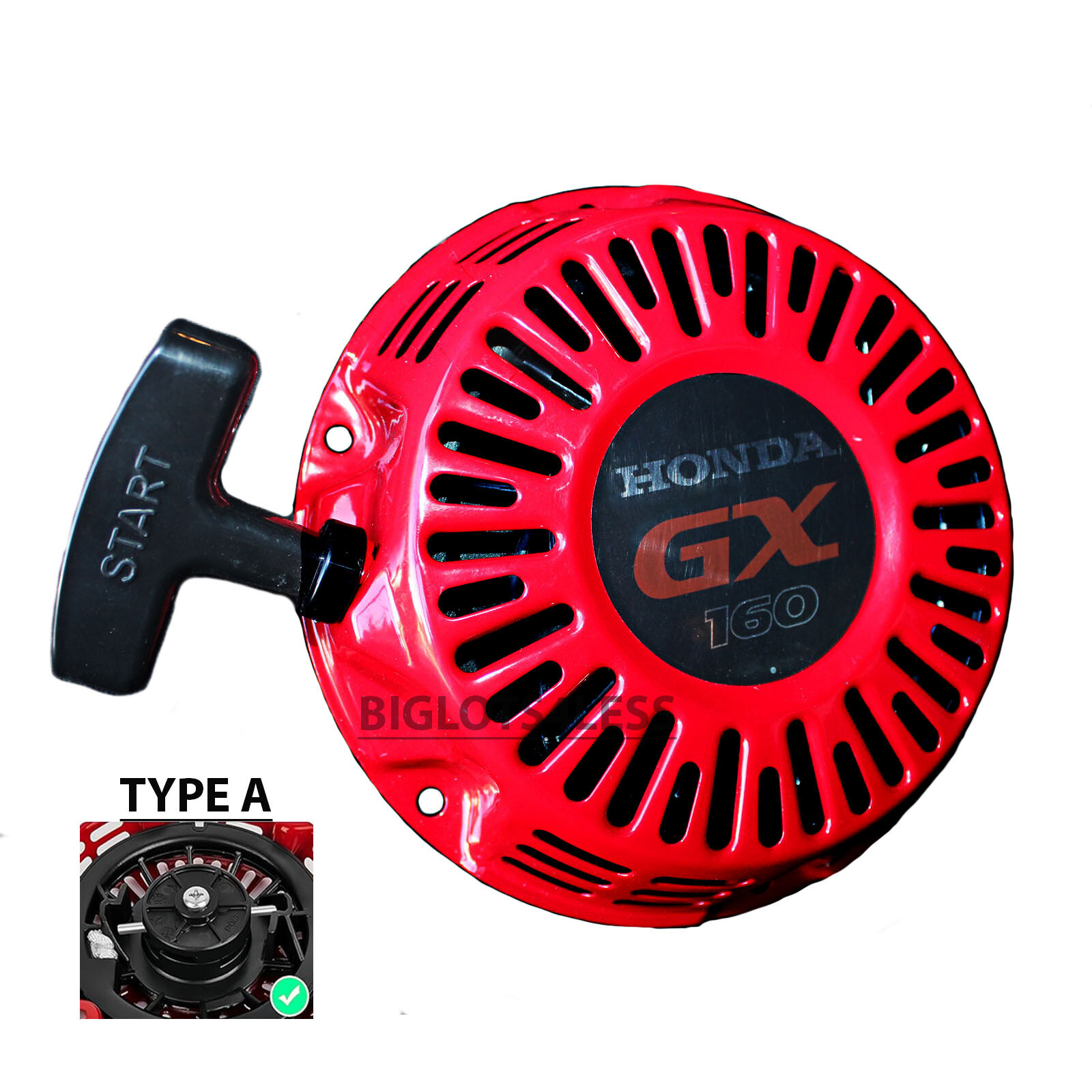 RECOIL STARTER PULL START FOR HONDA GX160 GX200 5.5HP 6.5HP GENERATOR ENGINE A