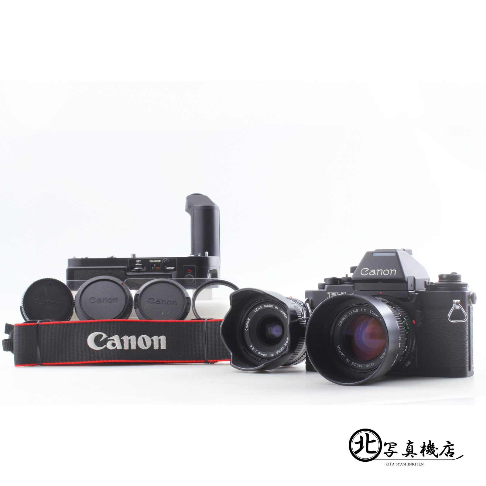 Final Late x2 Lens [Top MINT] Canon NEW F-1 AE Finder Film Camera NFD 50mm 28mm