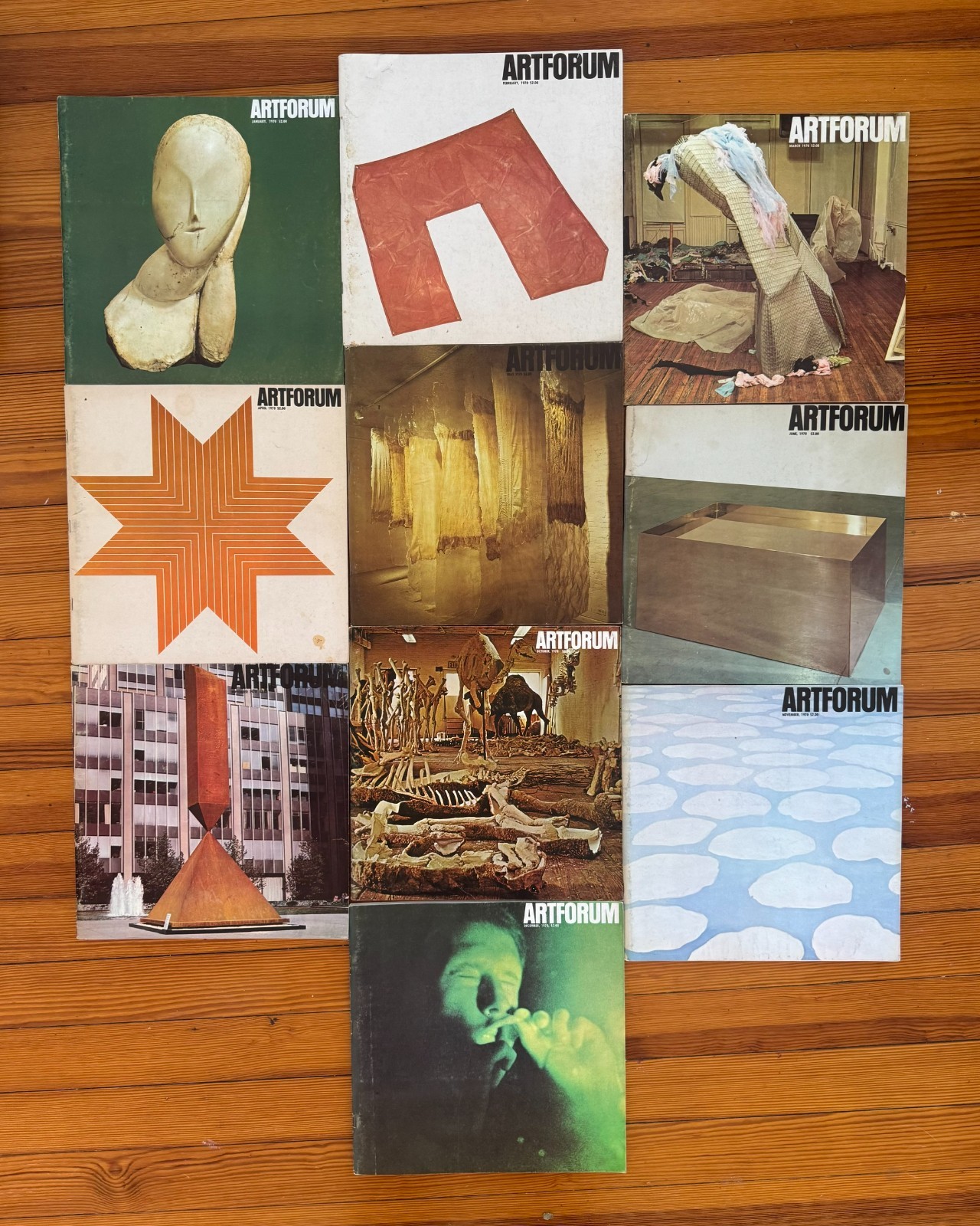 Artforum, 1970: Jan, Feb, March, April, May, June, Sept, Oct, Nov, Dec Artforum, 1970: Jan, Feb, March, April, May, June, Sept, Oct, Nov, Dec