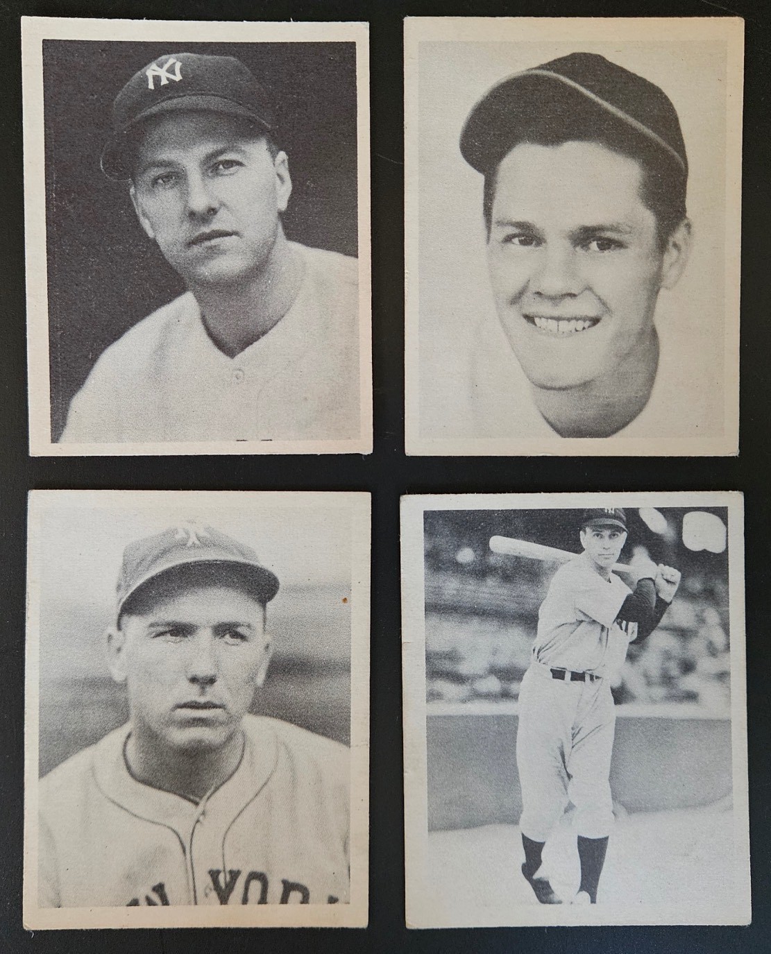 Lot  (4) 1939 Play Ball #71 Pearson, #67 Joost, #66 Ripple, #81 Dahlgren vg+/ex