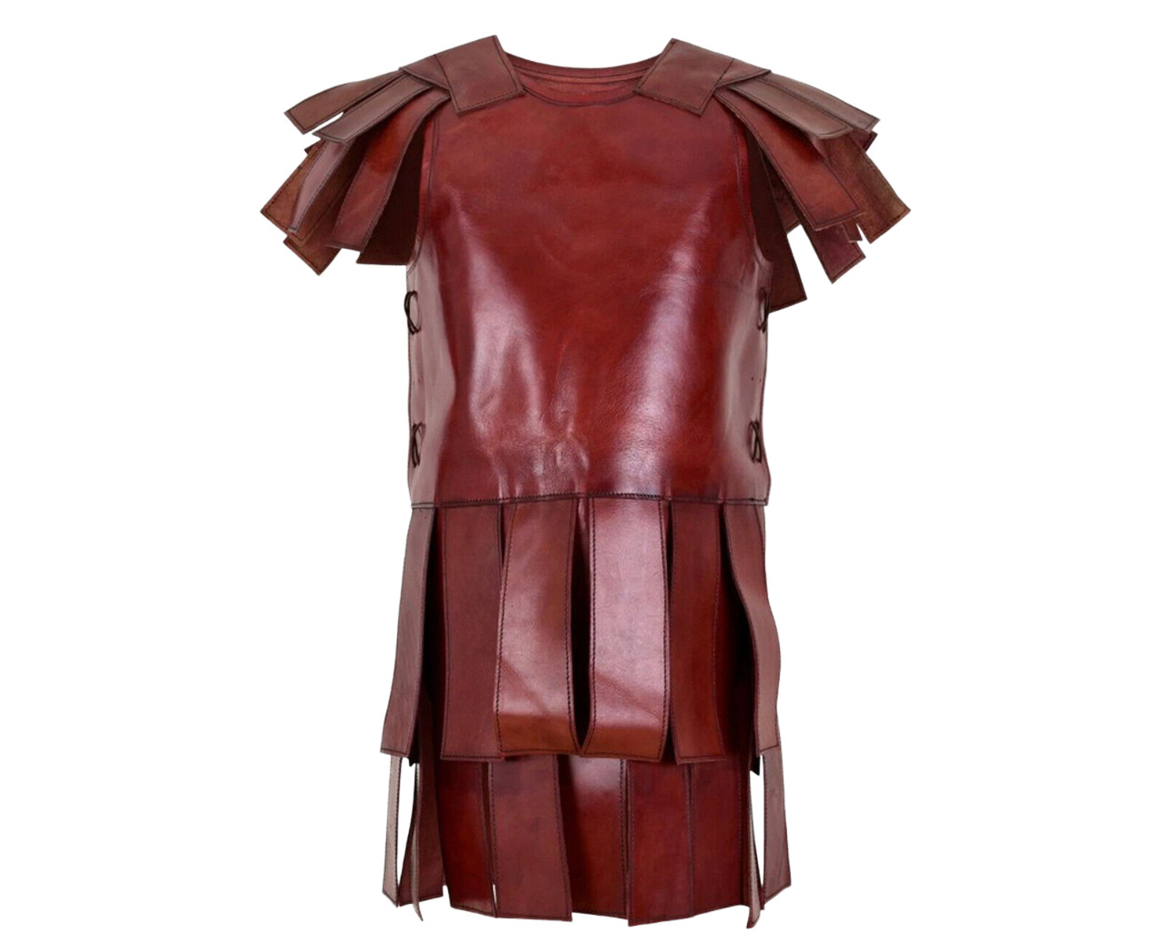 Halloween Roman Soldier Leather Subarmails Brown Under Armor Larp Cosplay Armor