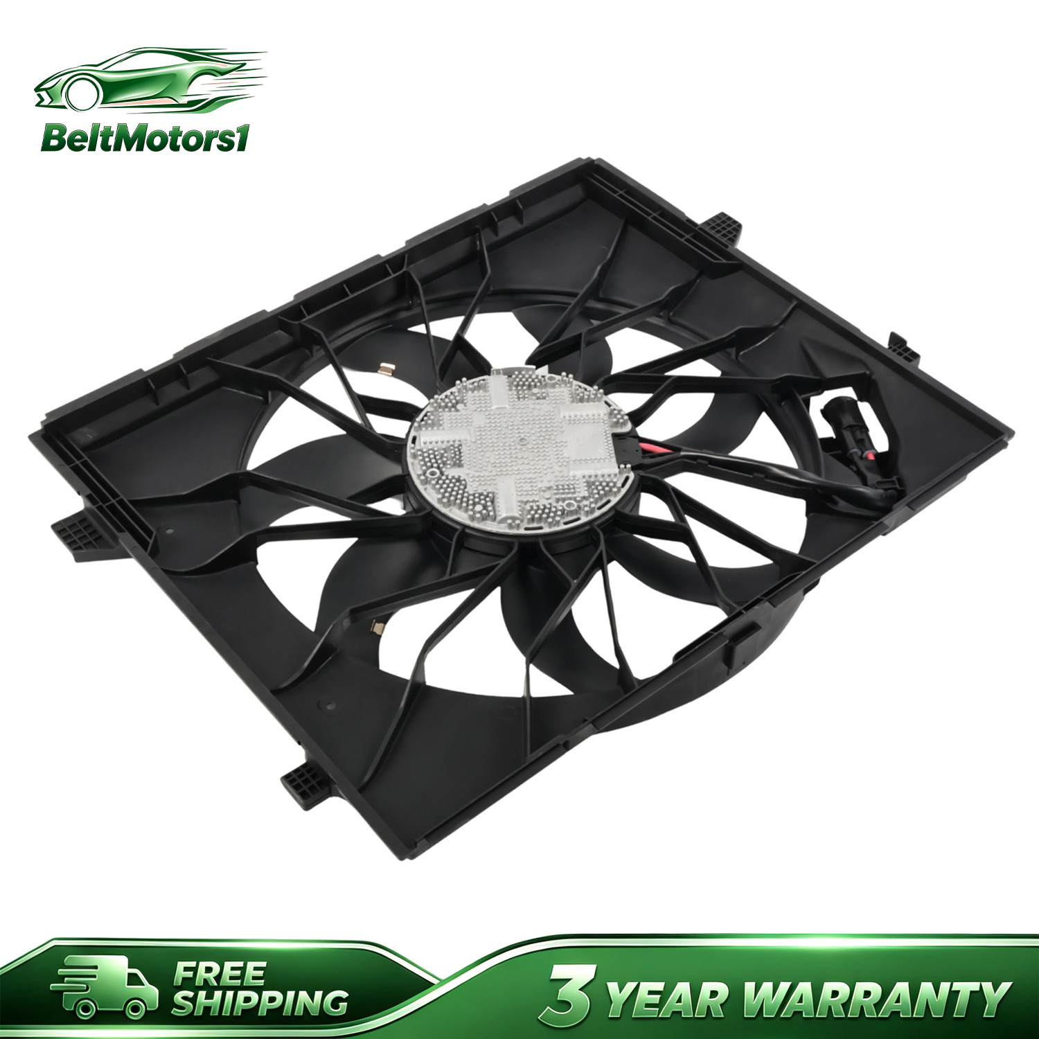For 2014-2020 Jeep Grand Cherokee Dodge Durango Radiator Cooling Fan Assembly