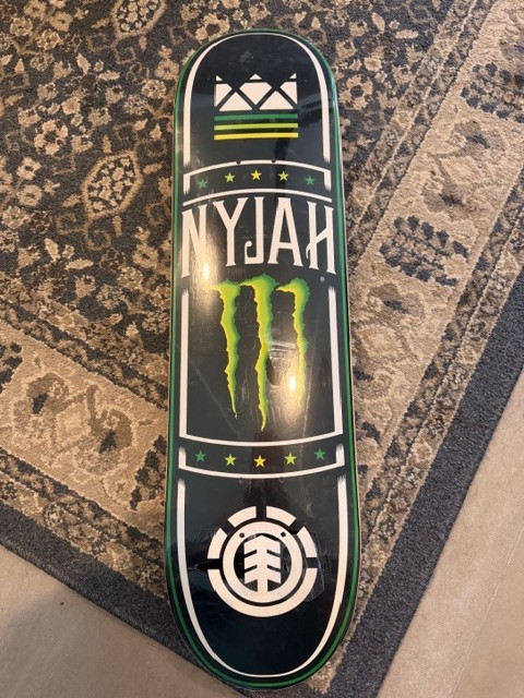 Monster Energy Element Nyjah Huston Skateboard Deck BRAND NEW Still Wrapped Monster Energy Element Nyjah Huston Skateboard Deck BRAND NEW Still Wrapped
