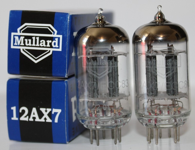 Matched Pair, 2 X Mullard 12AX7 / ECC83 tubes, Brand NEW in Box Matched Pair, 2 X Mullard 12AX7 / ECC83 tubes, Brand NEW in Box