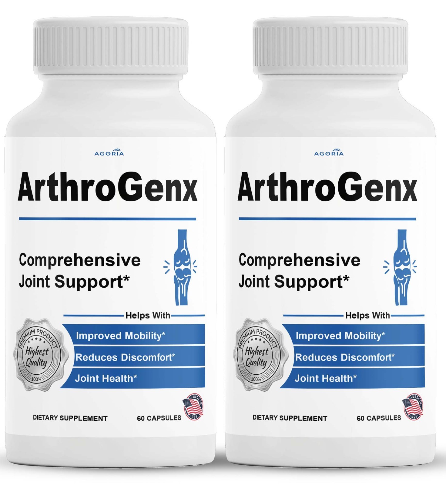 ( 2 Pack )ArthroGenX Capsules, Arthro GenX Premium Supplement for Healthy Joints