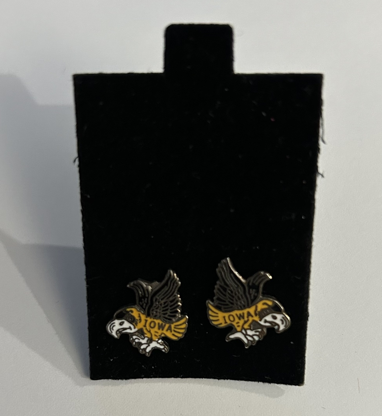 Vintage University Of Iowa Hawkeyes Earrings