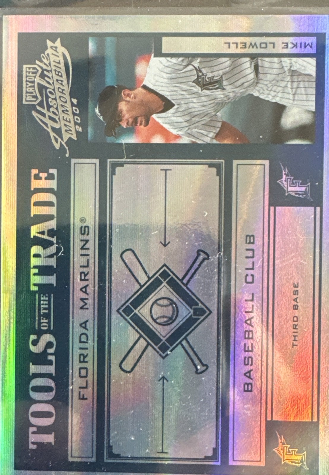 2004 Playoff Absolute Memorabilia - Tools of the Trade Mike Lowell Green /50