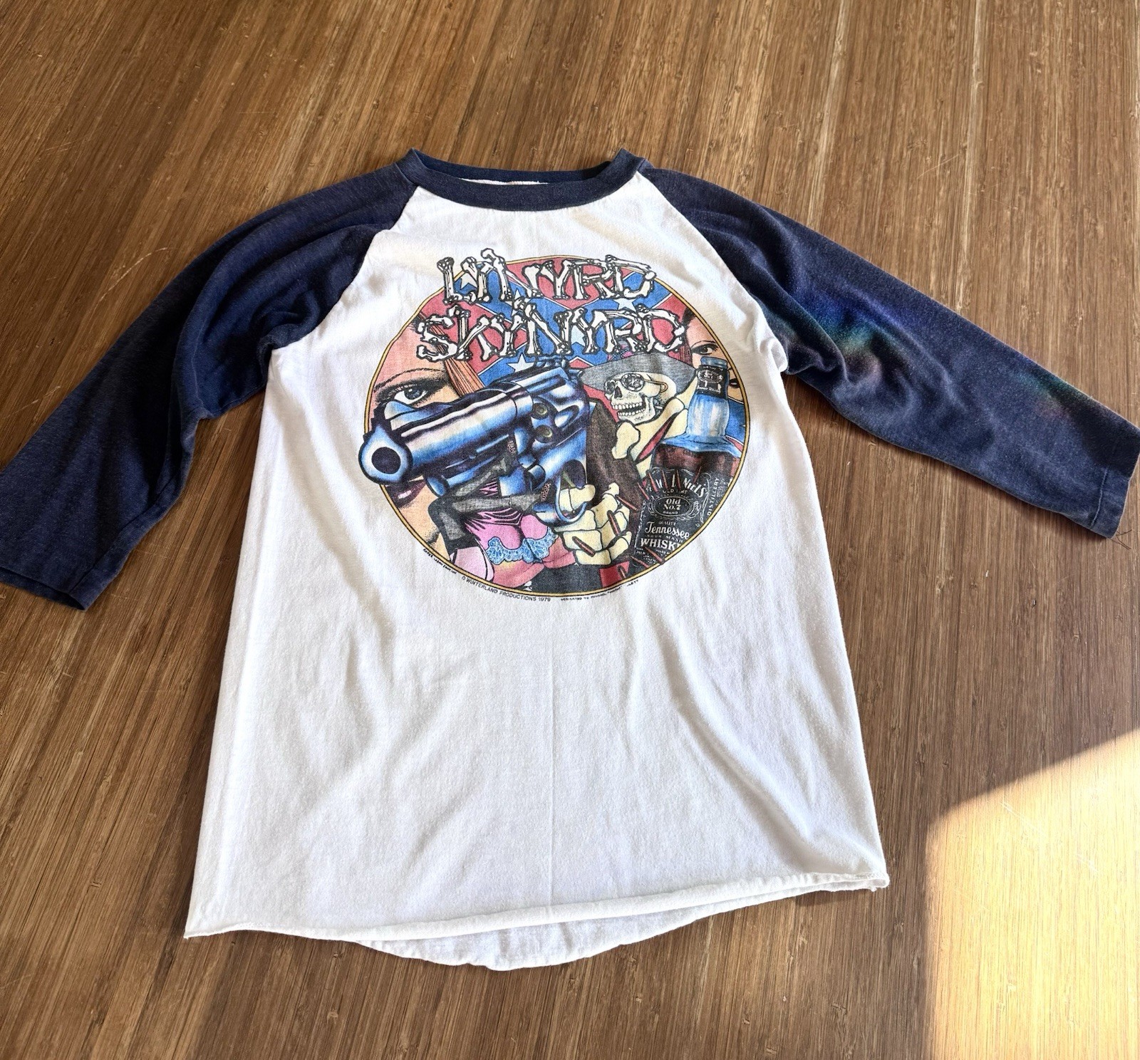 Vintage 1979 Lynyrd Skynyrd Baseball T Shirt Small