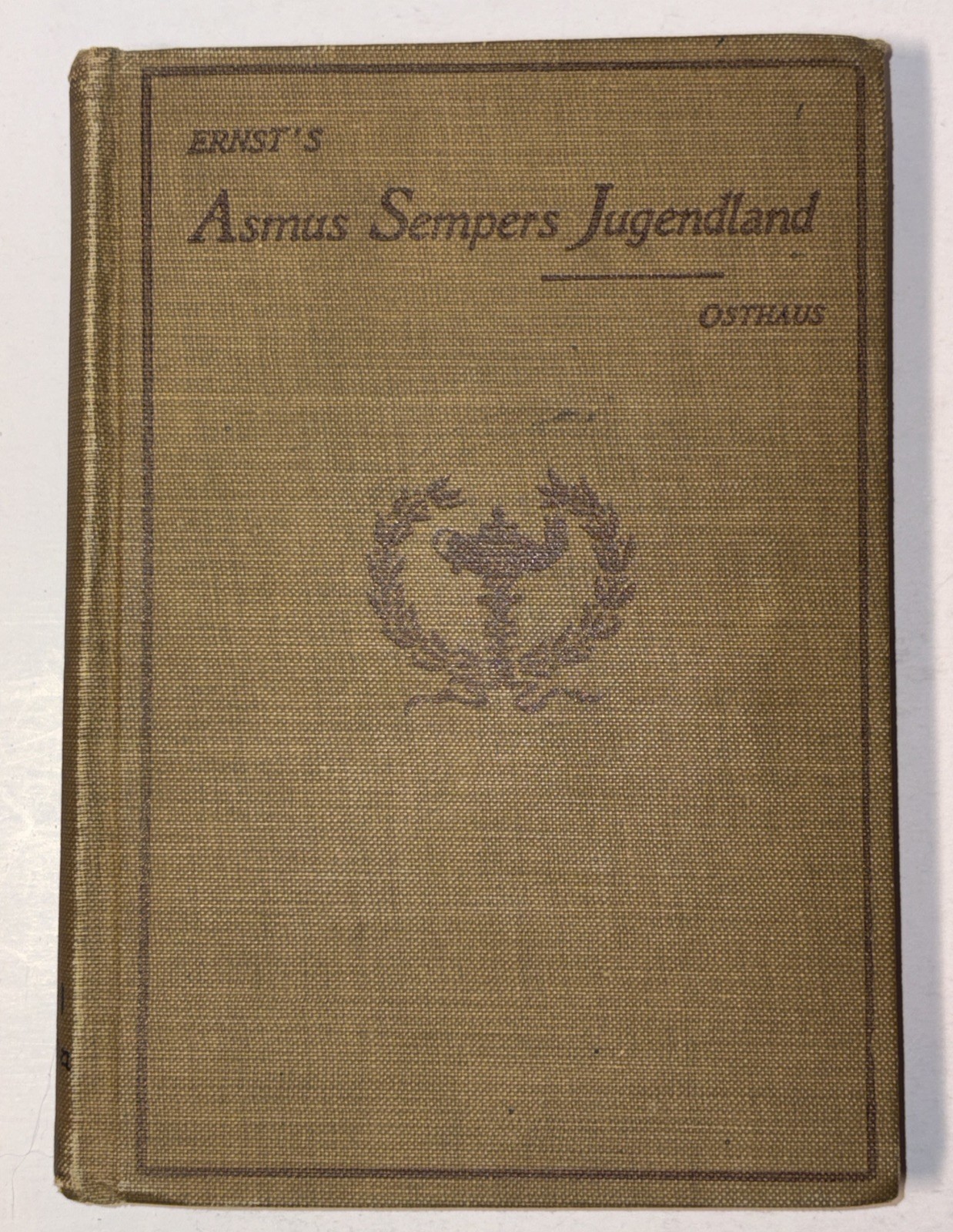 Antique 1916 German Book Asmus Sempers Jugendland Otto Ernst HC DC Heath