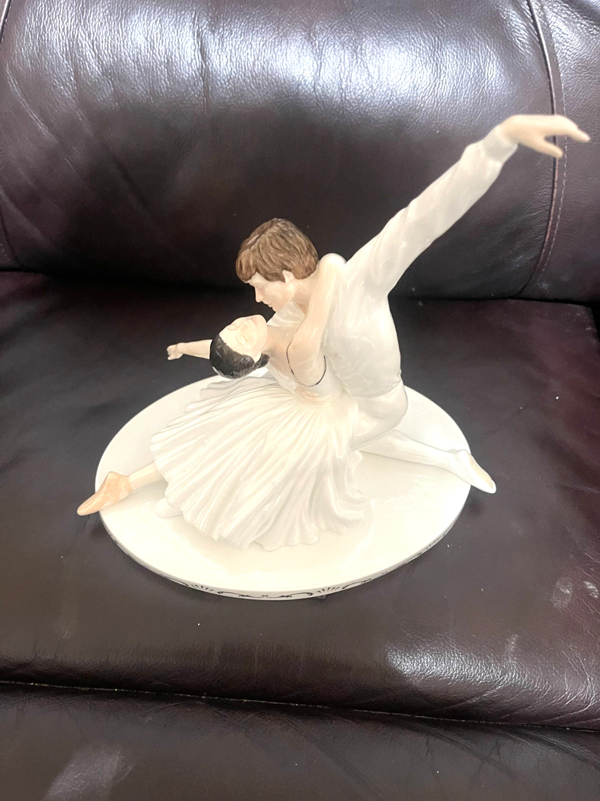 COALPORT BALLET COUPLE   FIGURINE BY  MAUREEN HALSON [FONTEYN & NUREYEV]