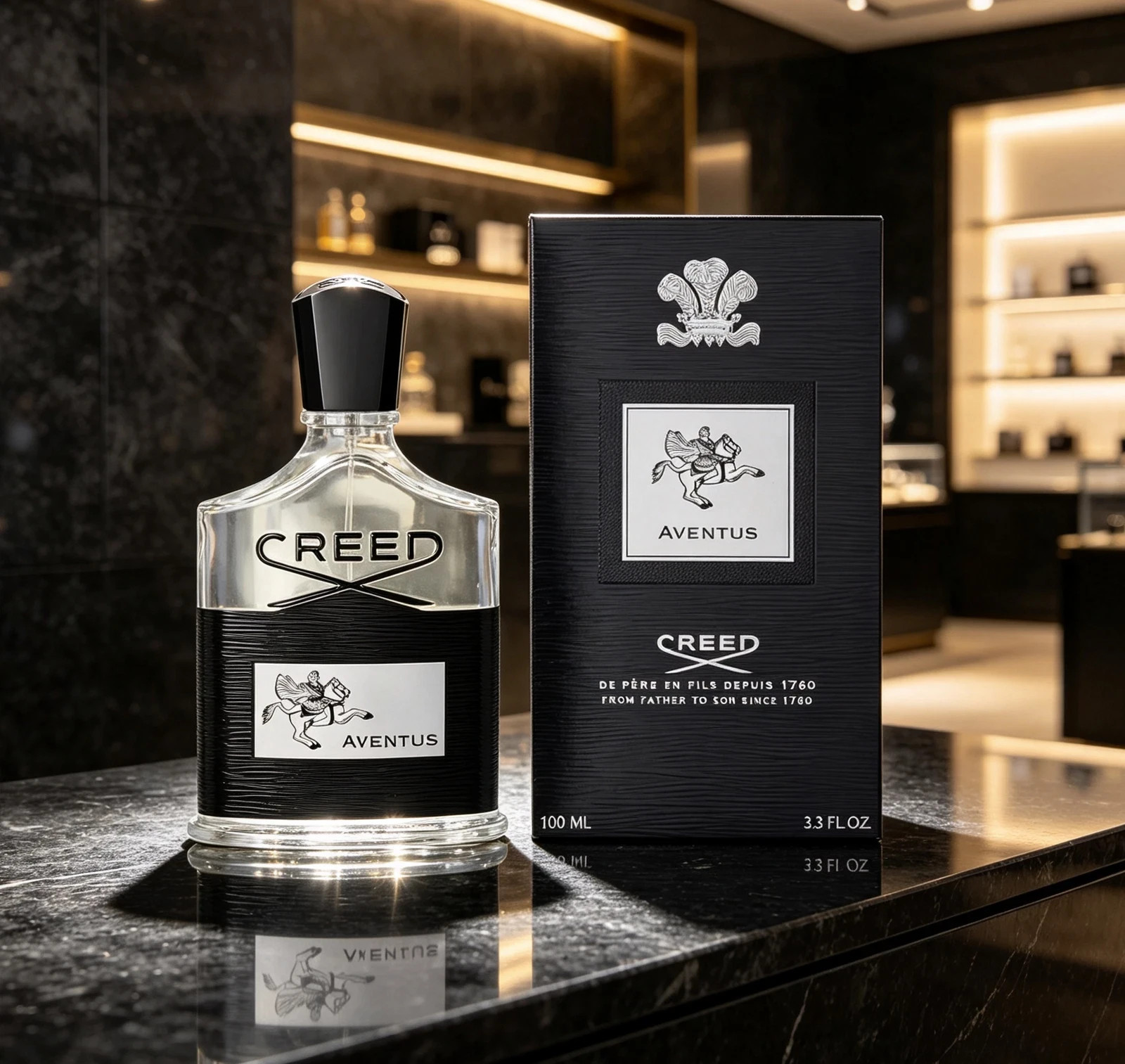 Aventus by Creed, 3.3 oz Spray for Men Tester 100ml , New In Box