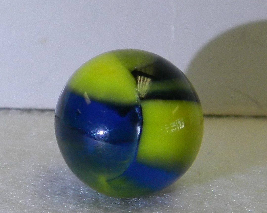 #21342m Vintage Marble King Blue Boy Marble .62 Inches *Mint*