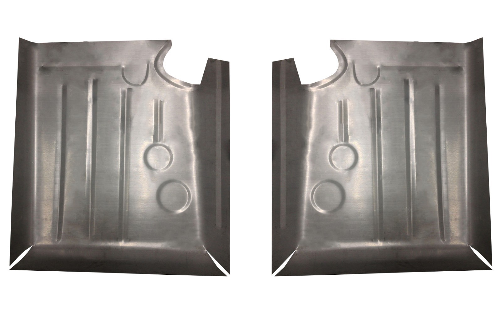 1949 1950 1951 1952 Chevy Bel Air  Special  DeLuxe Pontiac Front Floor Pans Pair