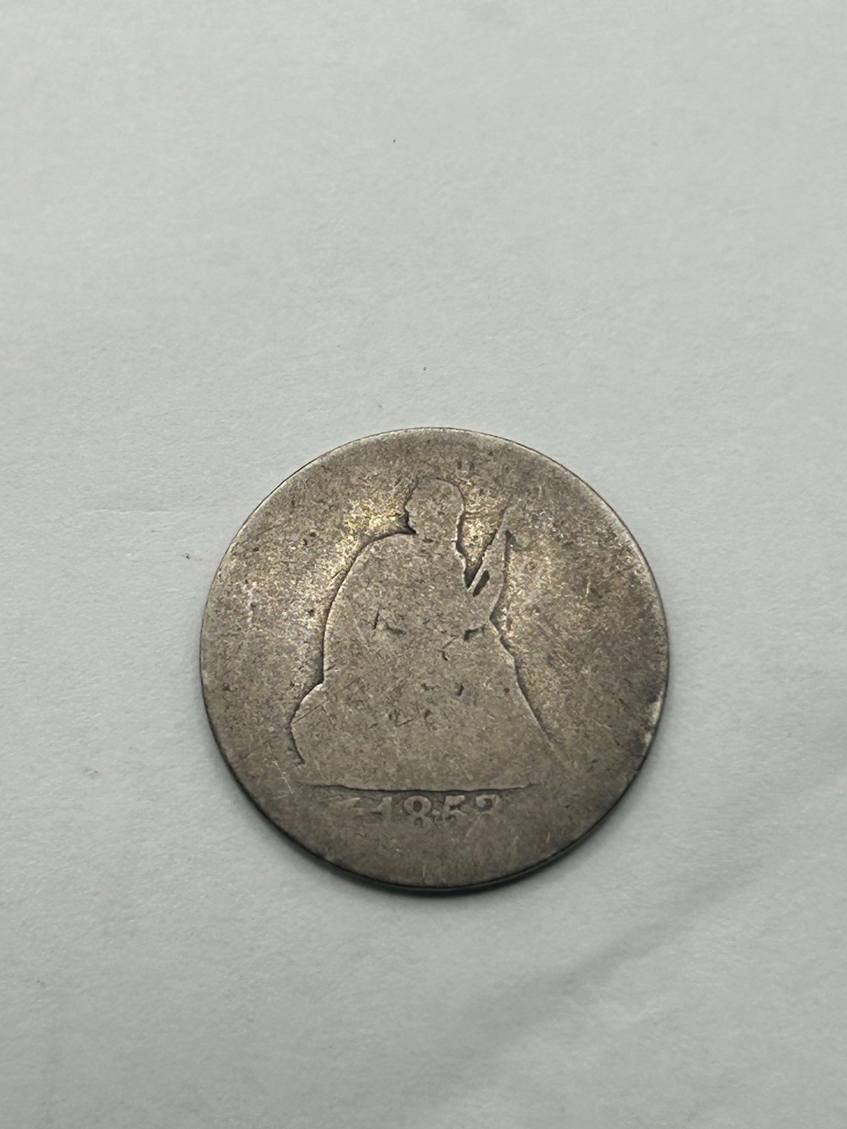 1853(Arrows & Rays) Seated Liberty Quarter AG 1853(Arrows & Rays) Seated Liberty Quarter AG