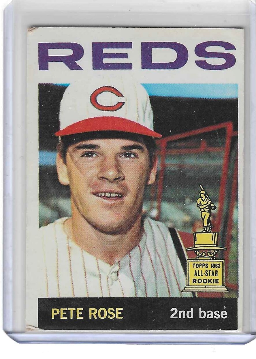 1964 Topps Pete Rose All-Star Rookie - #125 Reds (VG+)