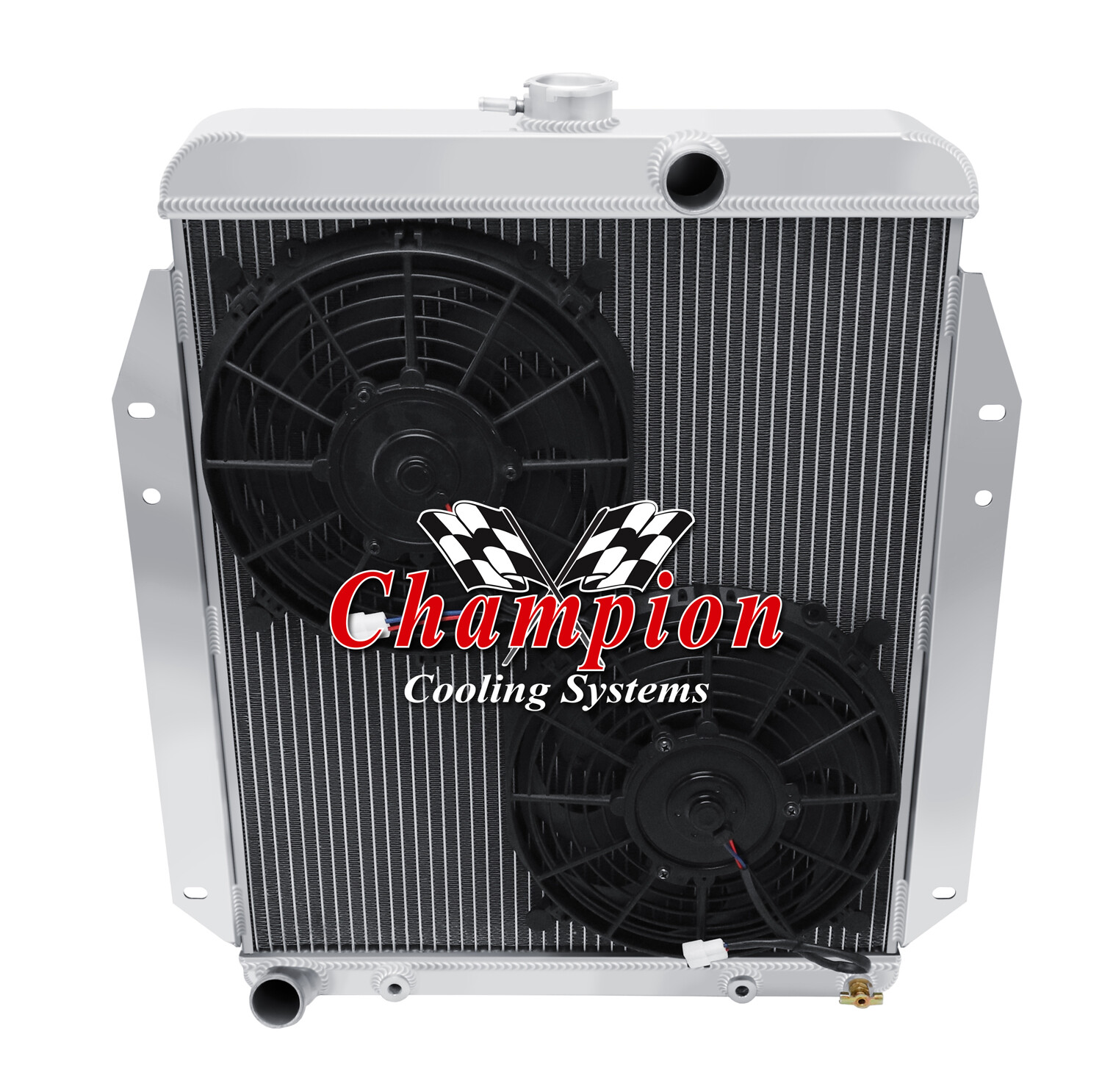 ER Champion 3 Row Radiator W/ 2 10\