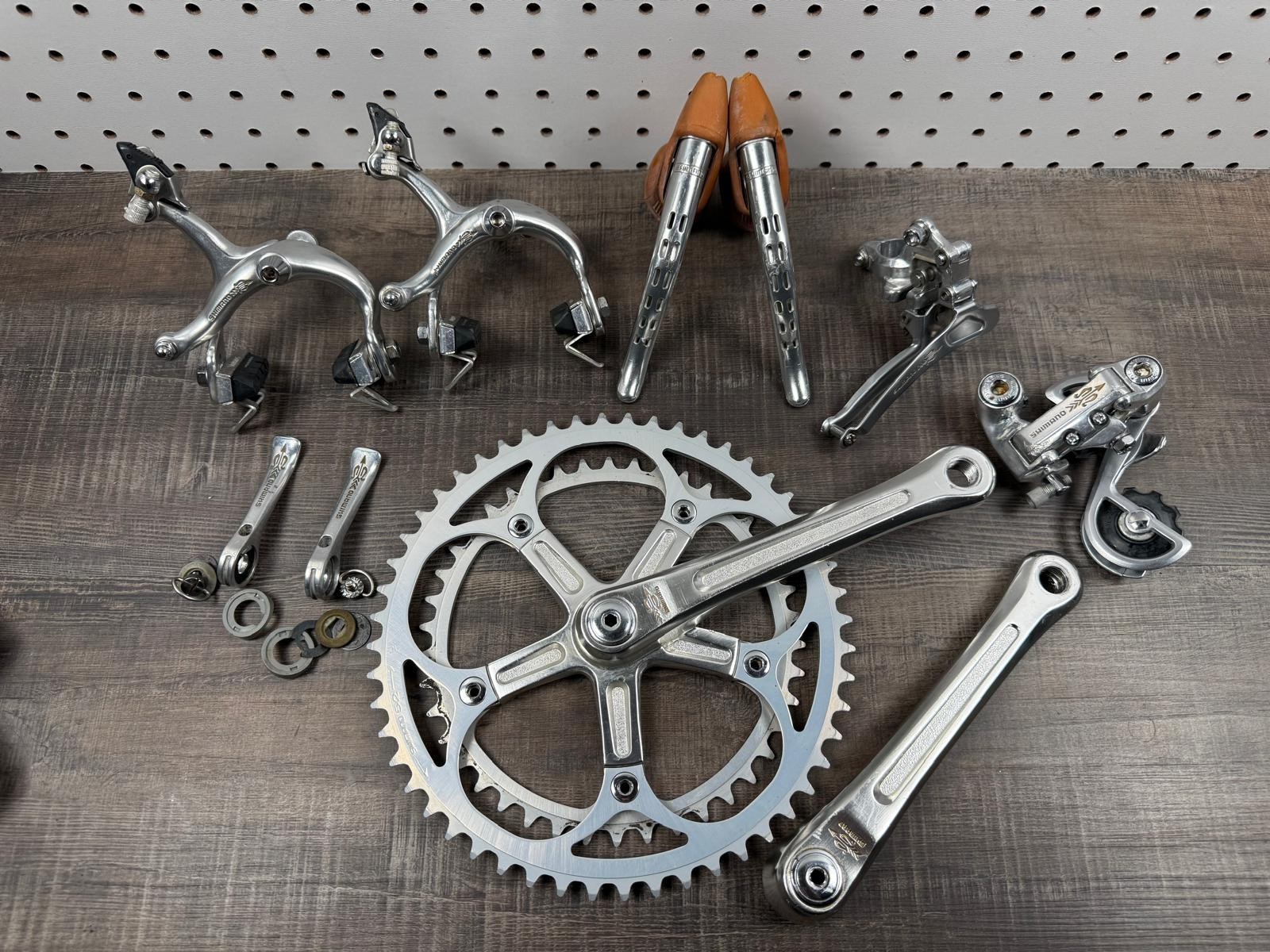Vintage Shimano 105 Golden Arrow 6 Speed Road Bike Groupset