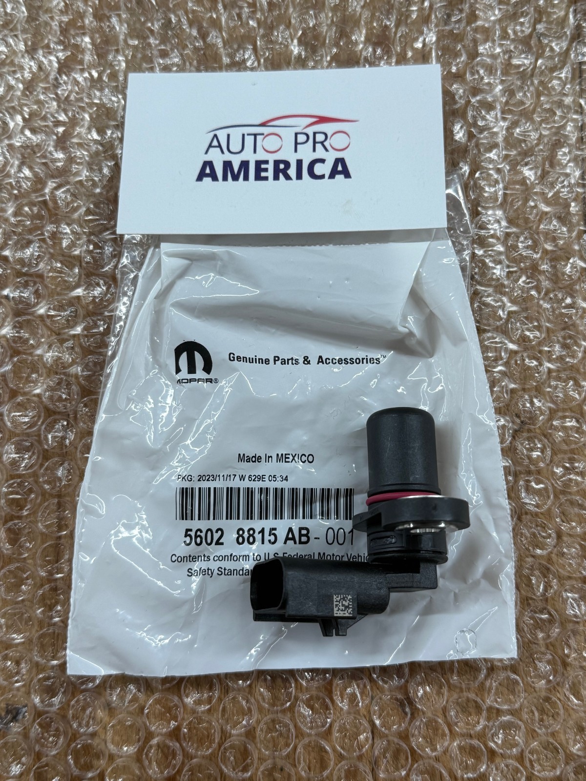 CRANKSHAFT POSITION SENSOR 2005-06 CHRYSLER DODGE JEEP 5.7L 56028815AB MOPAR OEM