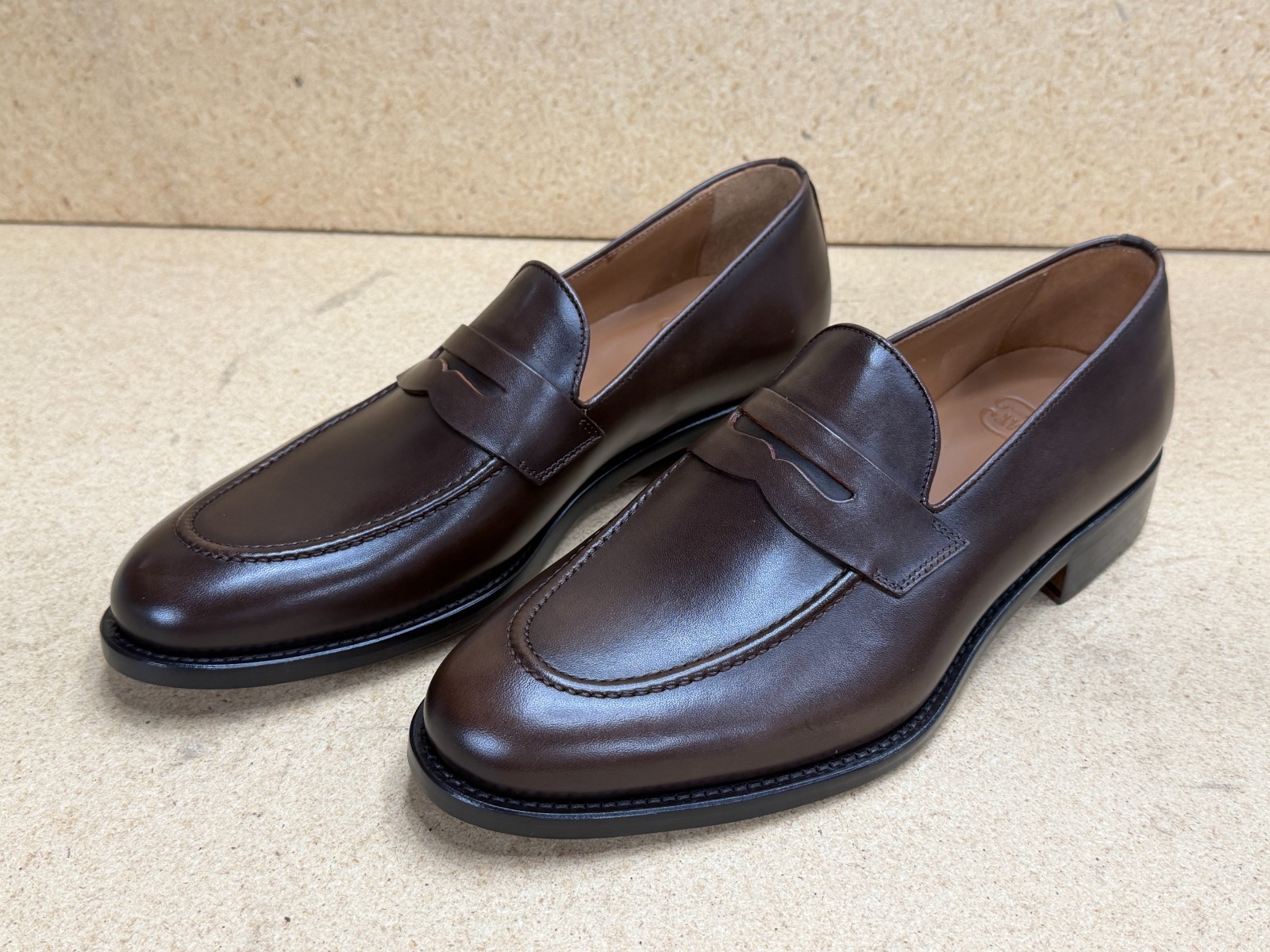 ⚡️ Thursday Boot Company Lincoln Mens sz 8.5 Penny Loafers Rich Mahogany NEW ⚡️