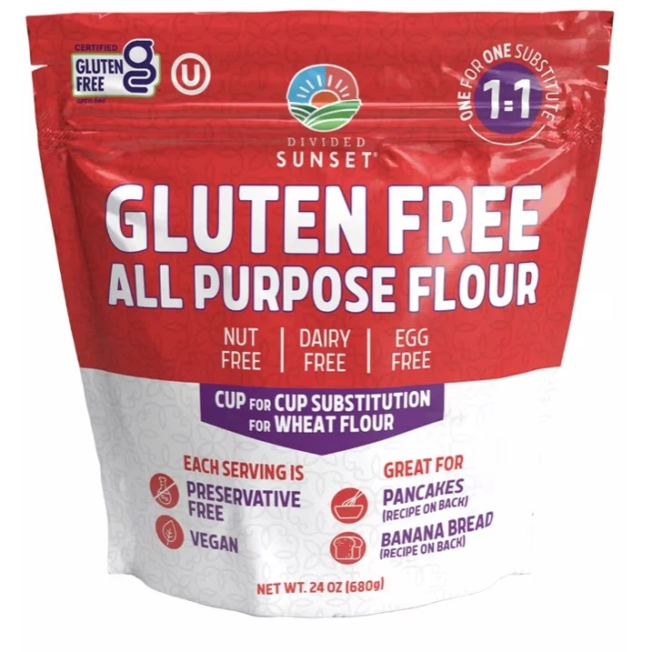 Divided Sunset Gluten Free, All-Purpose Flour 24oz... Divided Sunset Gluten Free, All-Purpose Flour 24oz...