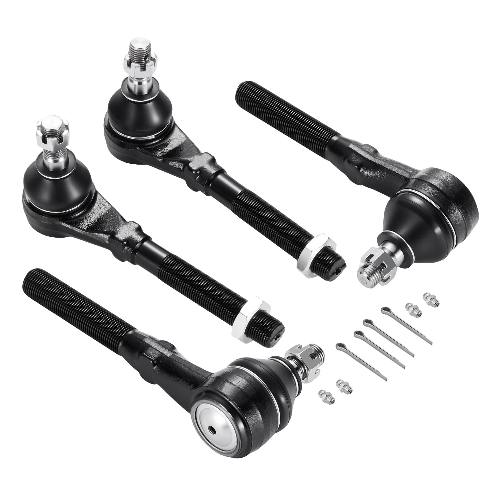4PC Inner & Outer Tie Rod Ends For Ford F-150 1997-2003 Expedition Navigator 4PC Inner & Outer Tie Rod Ends For Ford F-150 1997-2003 Expedition Navigator