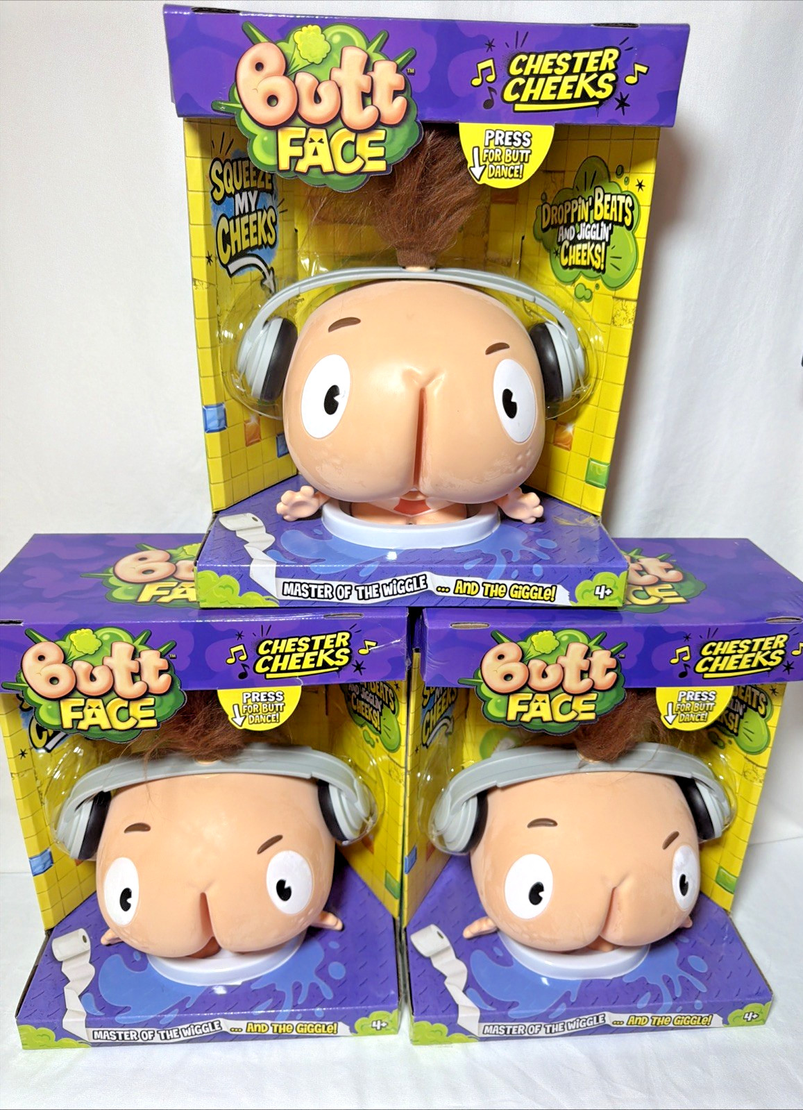 Butt Face Chester Cheeks VIRAL Dancing Fart Sound Toy Goliath NEW 2026