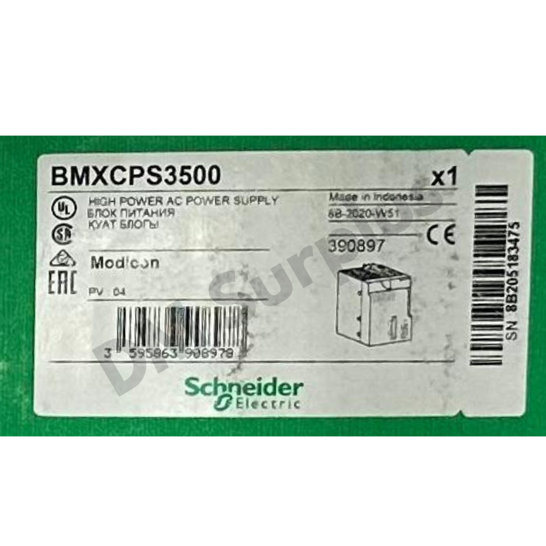 SCHNEIDER ELECTRIC MODICON BMXCPS3500 NEW SCHNEIDER ELECTRIC MODICON BMXCPS3500 NEW
