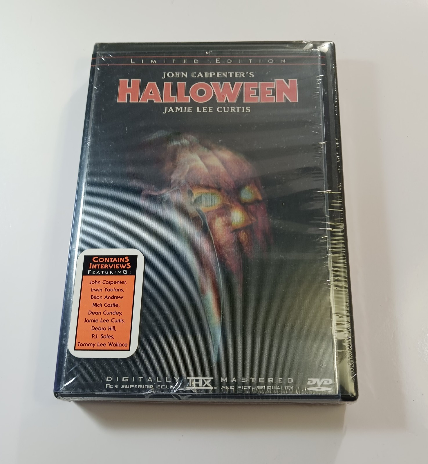 Halloween DVD. Anchor Bay Limited Edition. Lenticular Cover. NEW SEALED READ