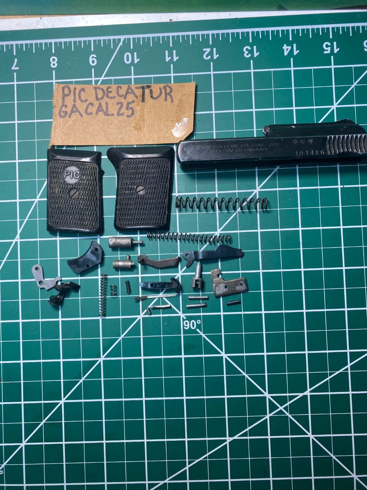 PIC DECATUR GA CAL25 , SLIDE, and repair parts.