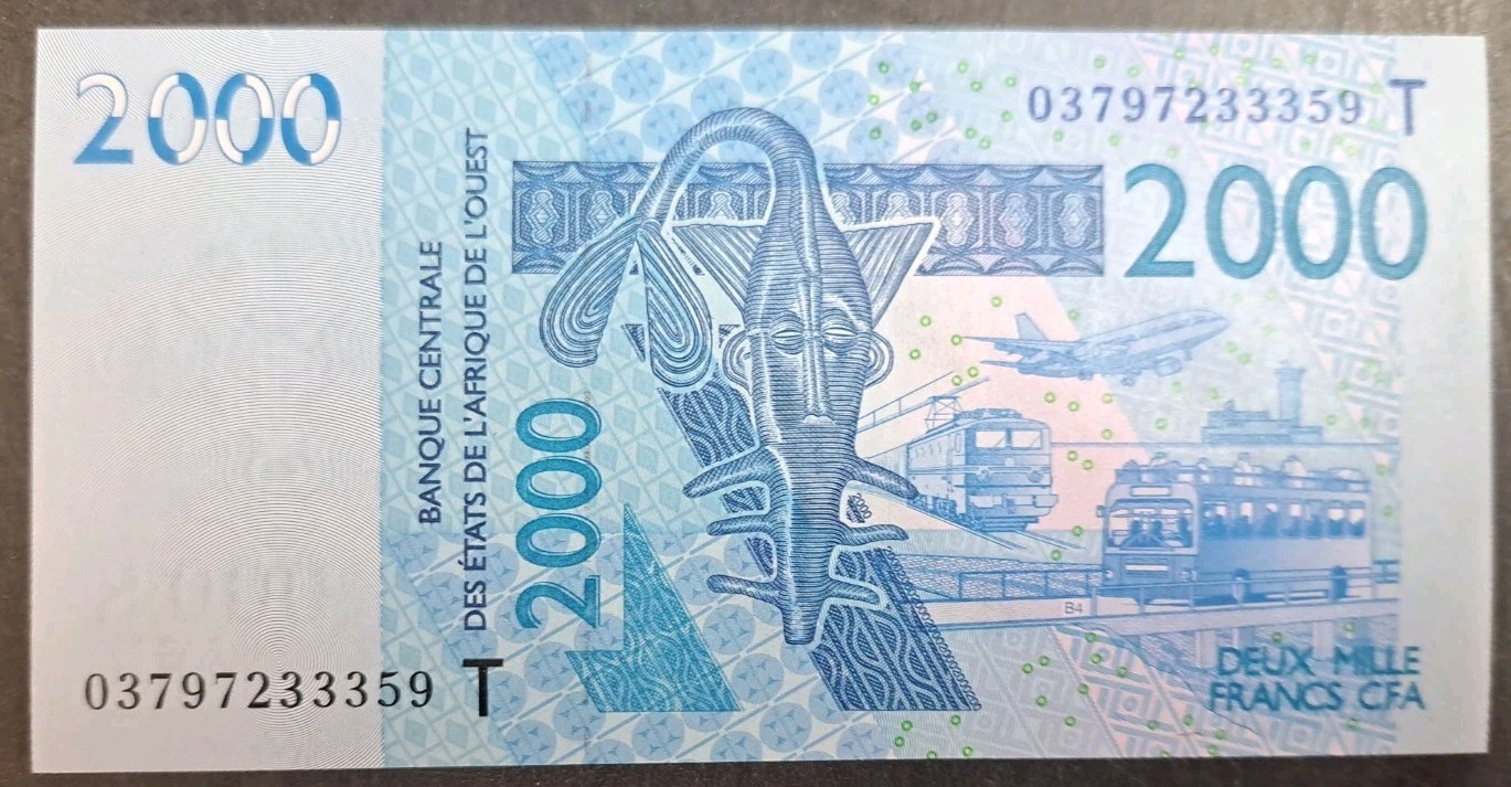 2003 West African States Togo 2000 Francs P816Ta, 03797233359.