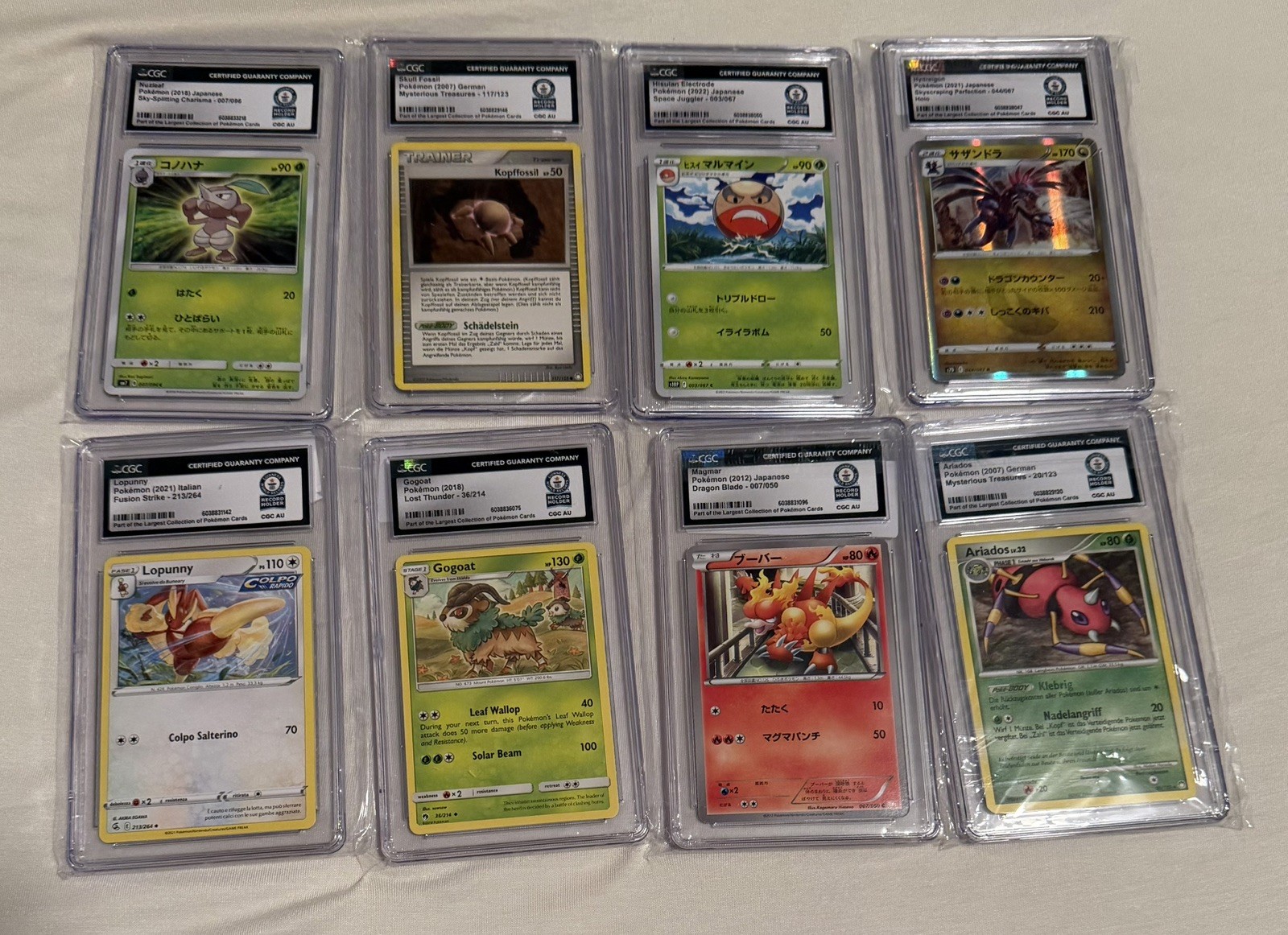 WORLD RECORD BREAK CGC Graded Pokemon TCG Slabs Mixed Lot 6