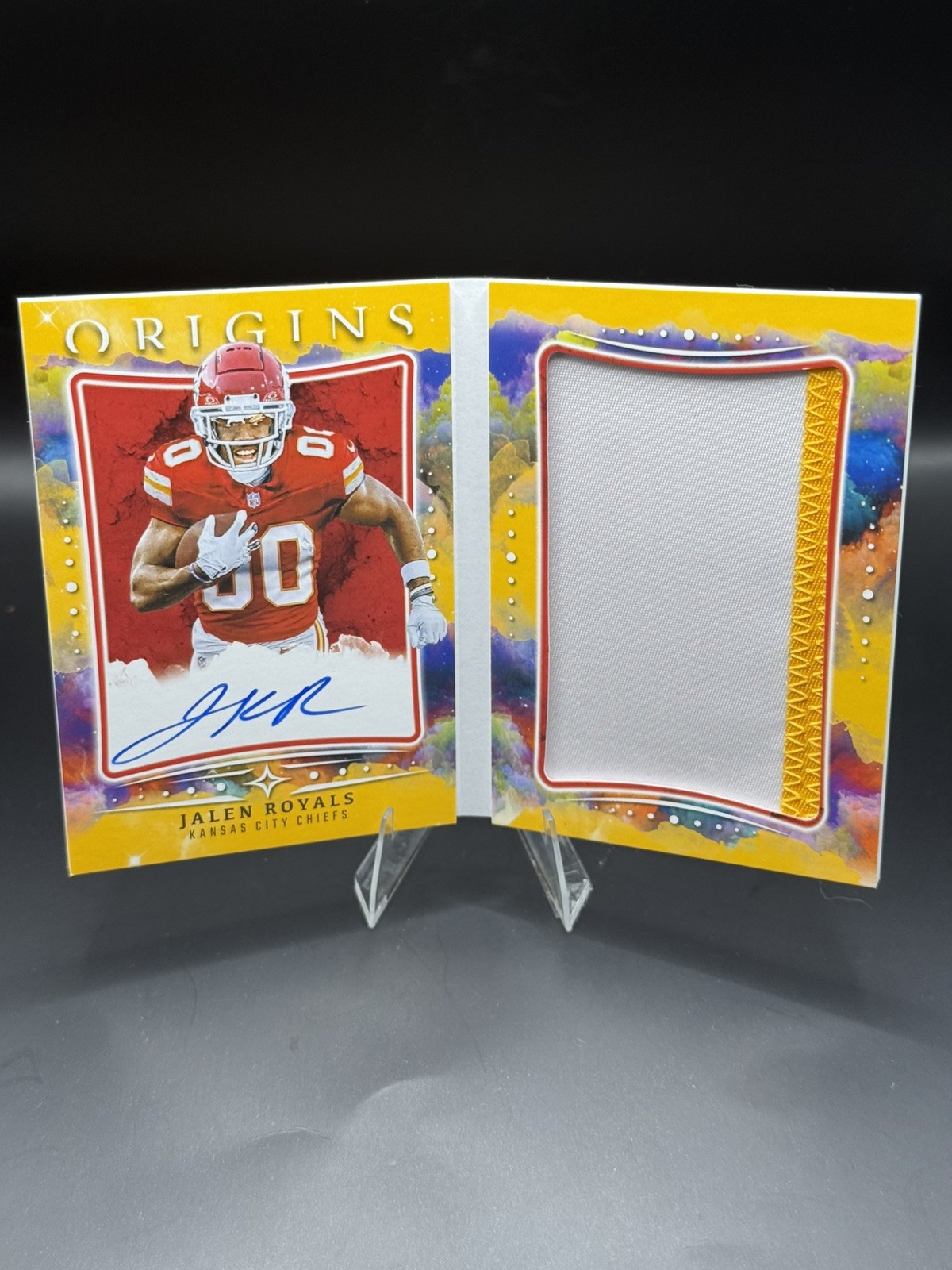 🔥 2025 PANINI ORIGINS AUTO RELIC ROOKIE BOOKLET JALEN ROYALS #RBPA-JRO /25 🔥