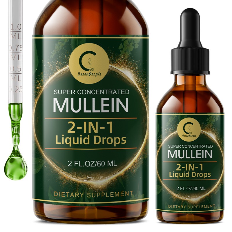 Mullein drops for Lung, Mullein Leaf Extract, Super Concentrated Tincture