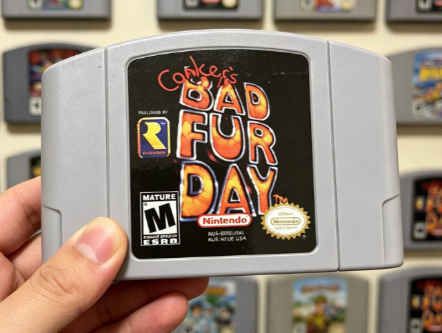Conker's Bad Fur Day N64 Game Cartridge For Nintendo 64 Console USA Version