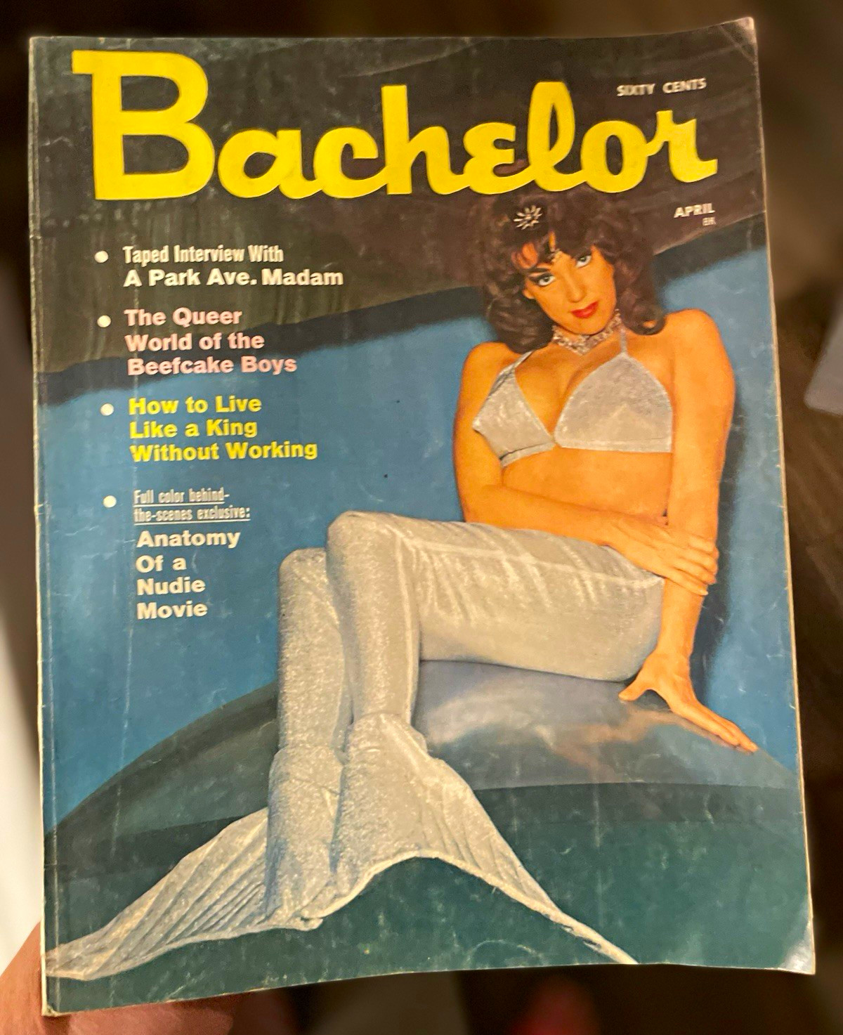 bachelor magazine April 1958 illustrated men's interest English bachelor magazine April 1958 illustrated men's interest English