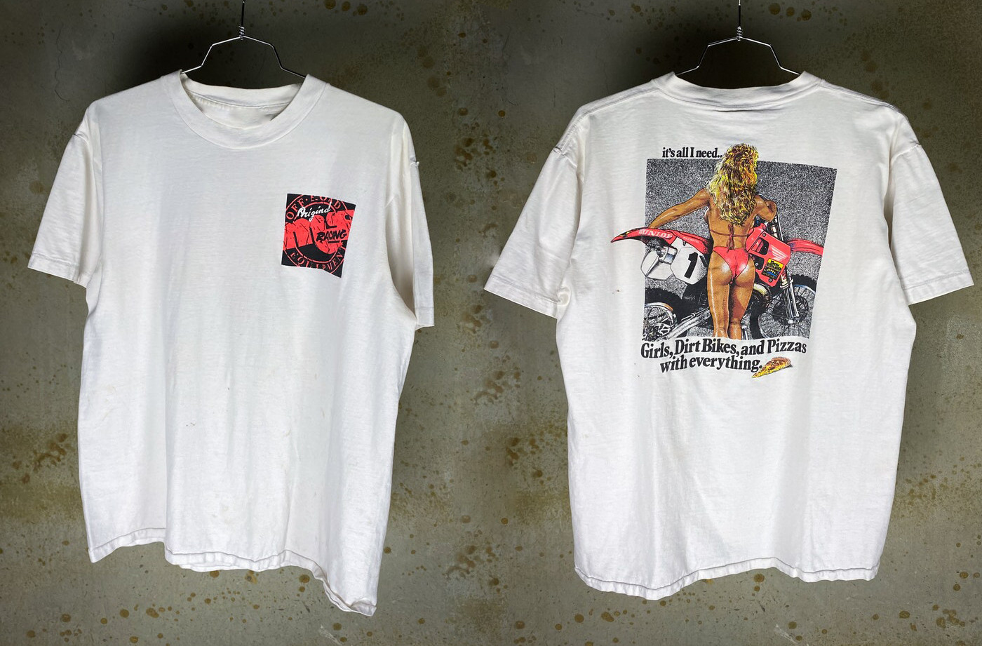 Vintage 1993 MS Racing Motocross Single Stitch T-Shirt
