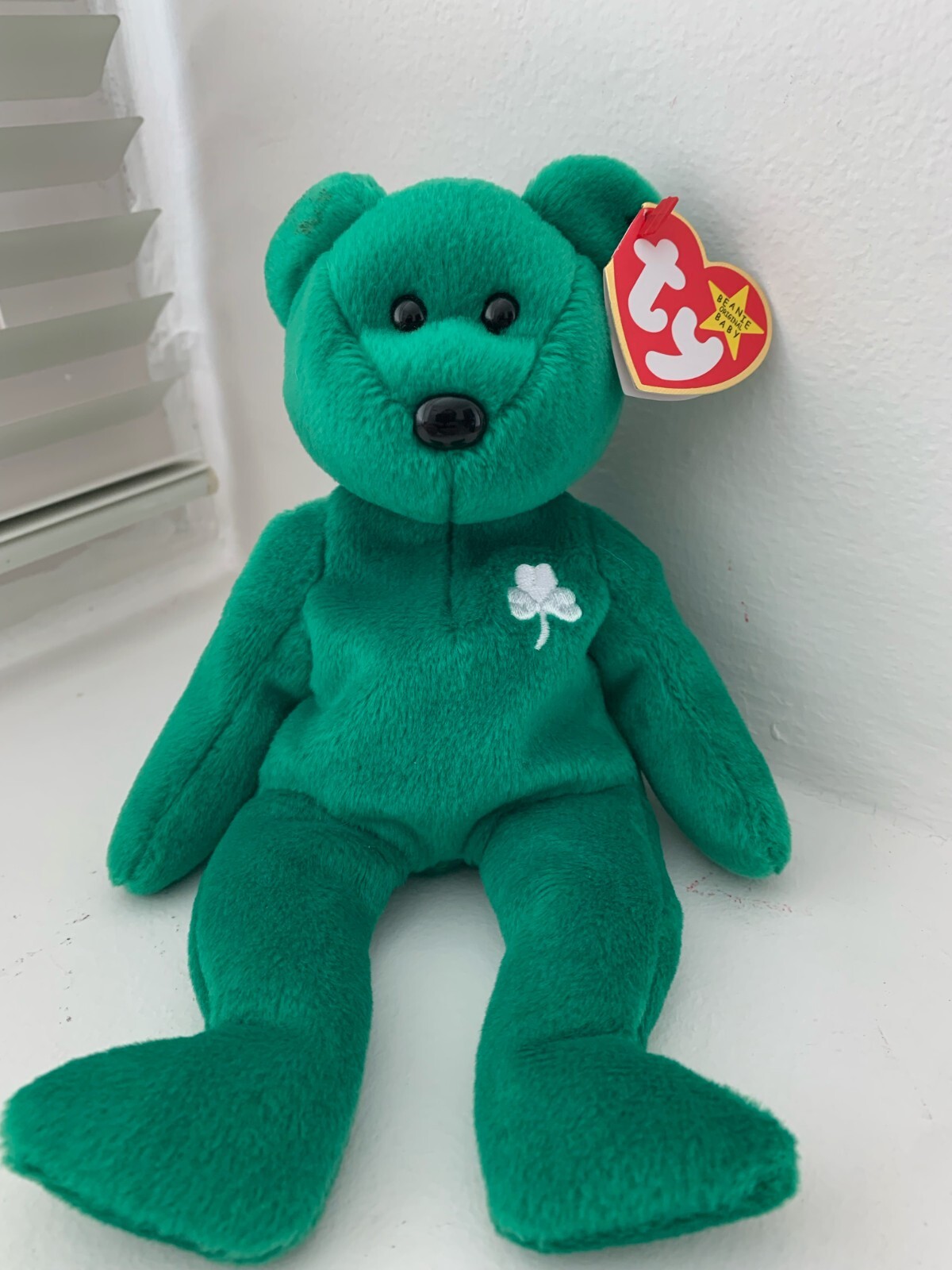 Ty Beanie Baby Erin the Irish Bear 1997 with Errors (Rare Collectable) Ty Beanie Baby Erin the Irish Bear 1997 with Errors (Rare Collectable)