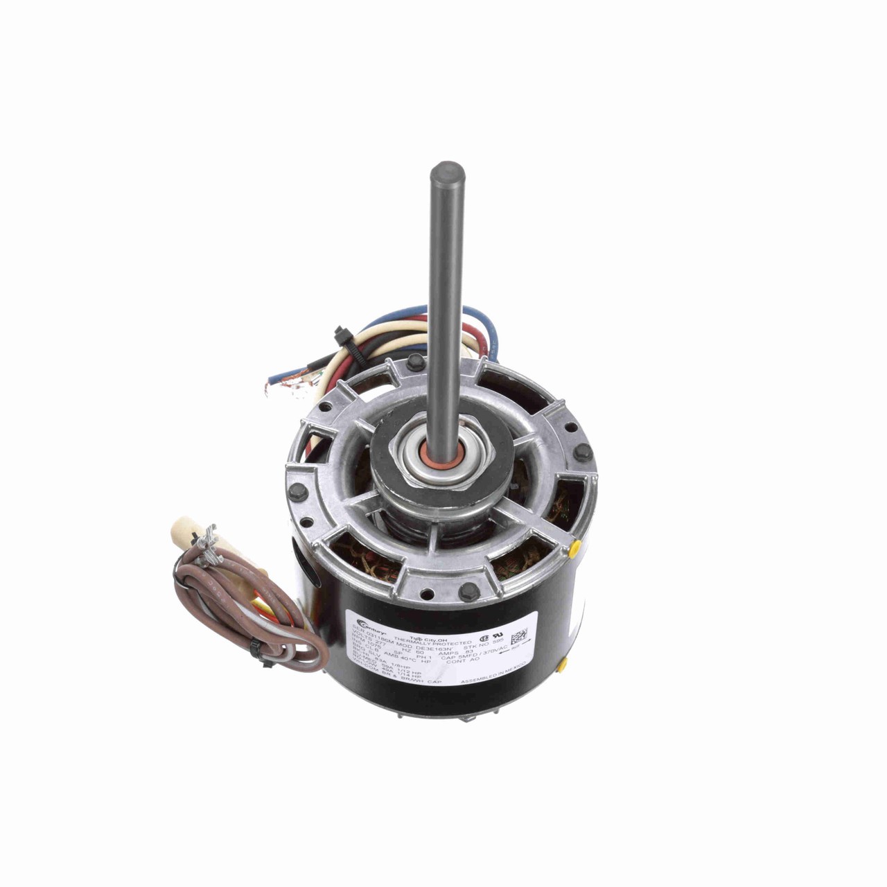 Model 595 Century Singer Blower Motor 1/8 hp, 1075 RPM, 3-Speed, 277 volts Model 595 Century Singer Blower Motor 1/8 hp, 1075 RPM, 3-Speed, 277 volts
